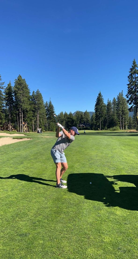 Playing golf in the Pacific Northwest